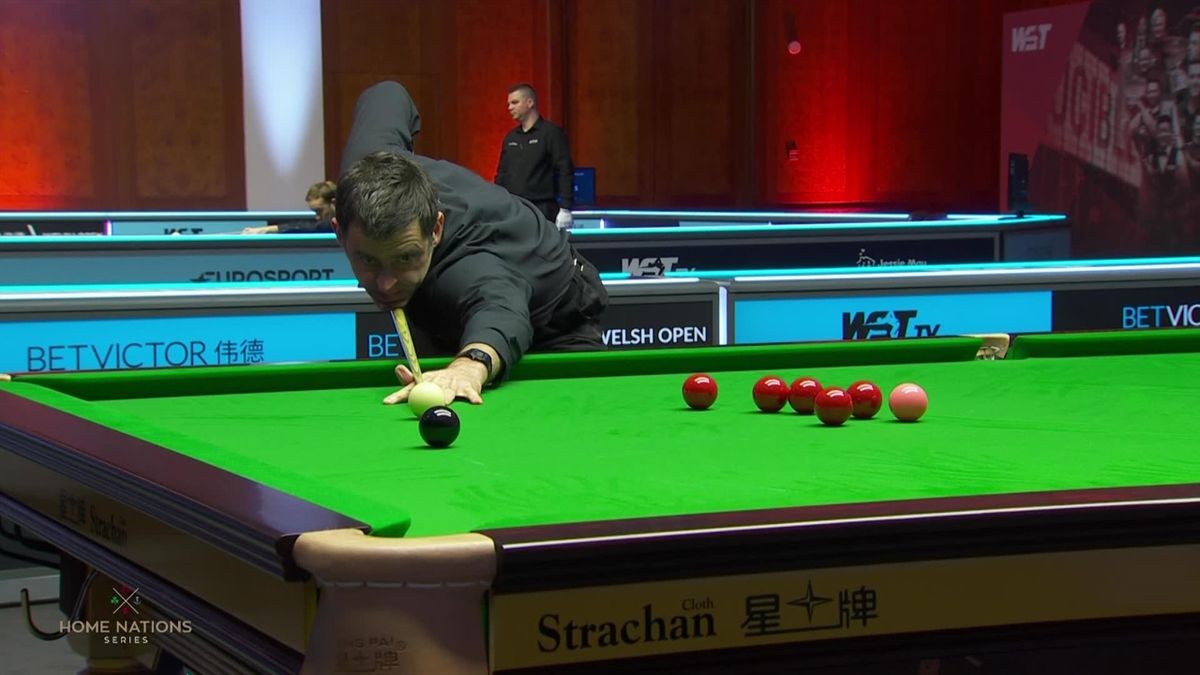 Snooker Welsh Open - O'sullivan's Century against Gould in the 4th frame