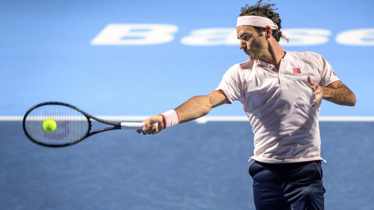 Roger Federer beim ATP-Turnier in Basel