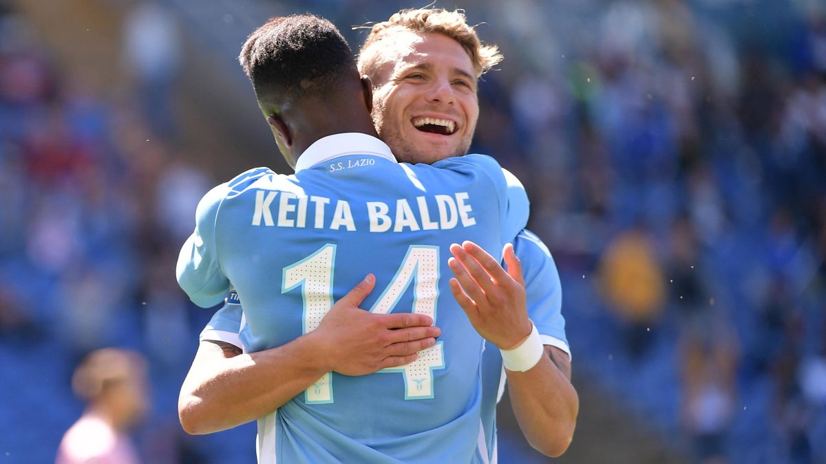 Immobile e Keita - Lazio - Serie A 2017