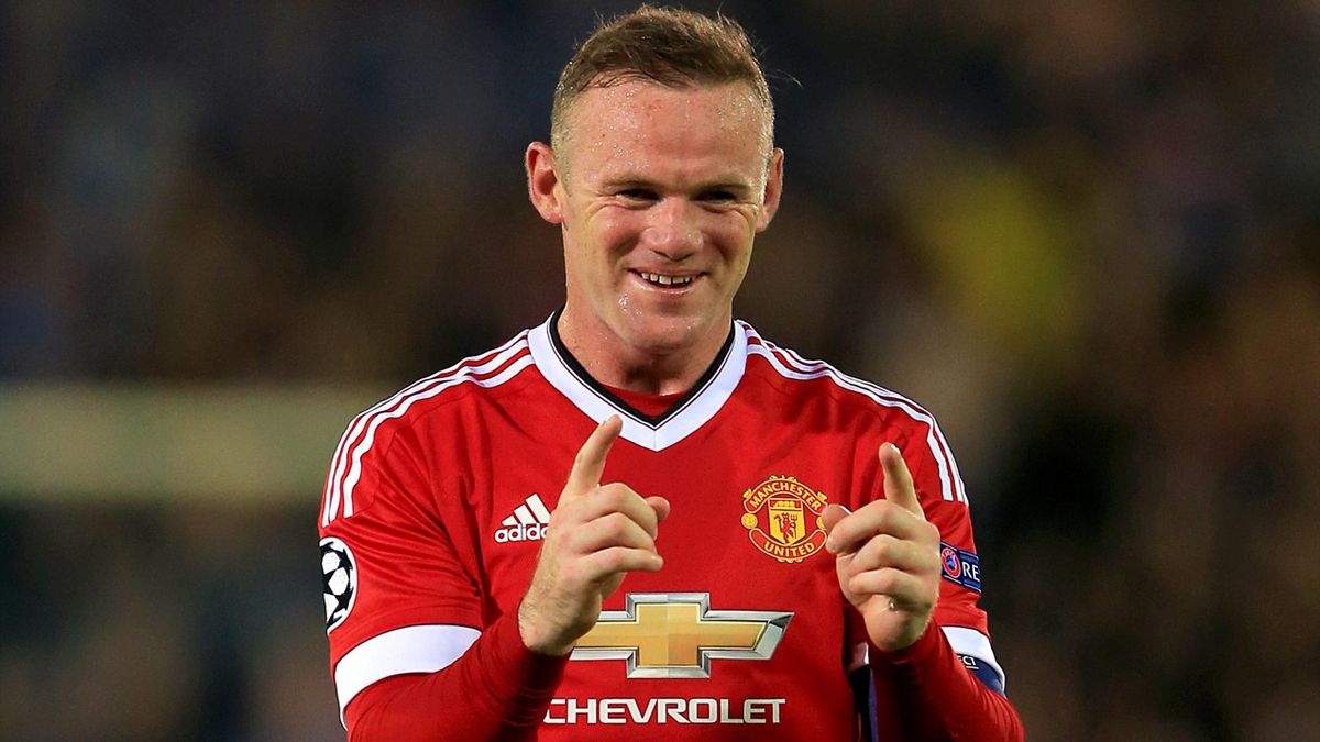 Manchester United's Wayne Rooney celebrates