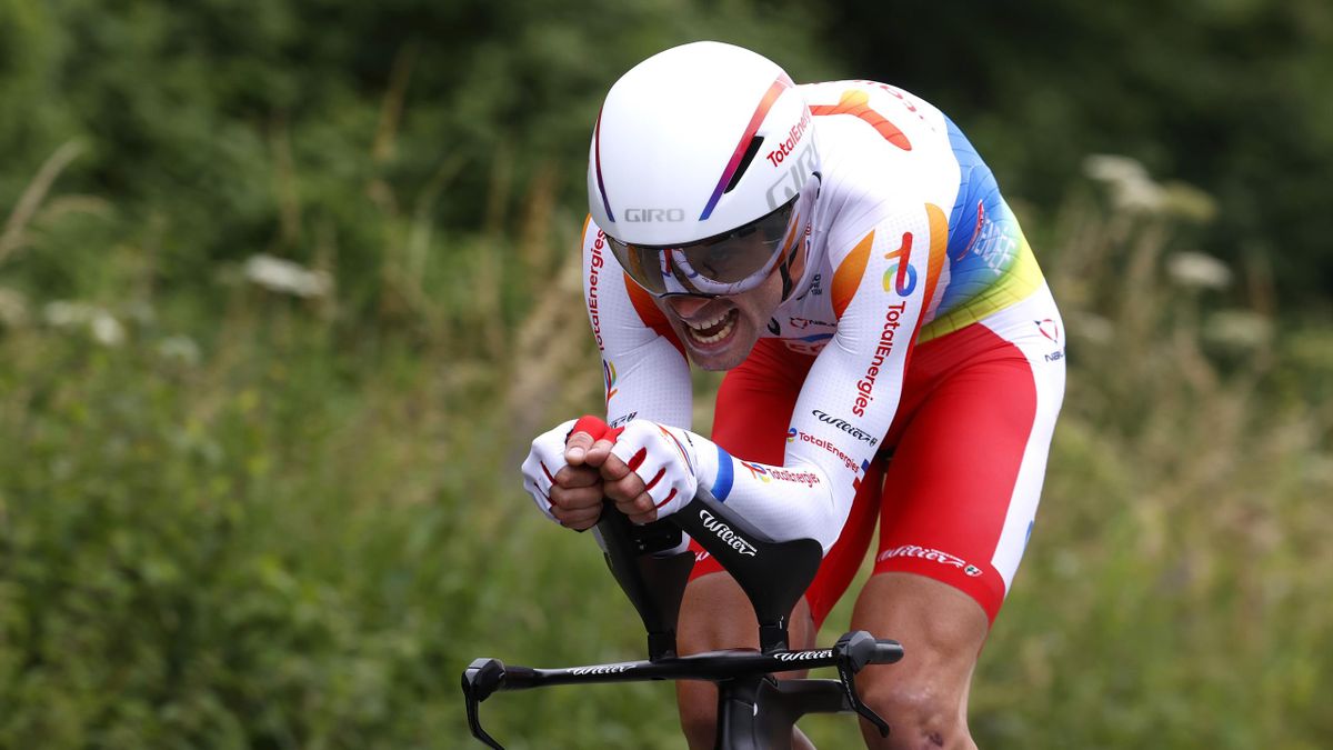 Pierre Latour (TotalEnergies) a pris la 15e place de la 5e étape du Tour de France 2021, mercredi à Laval, à 1'14" de Tadej Pogacar (UAE Emirates), vainqueur du jour