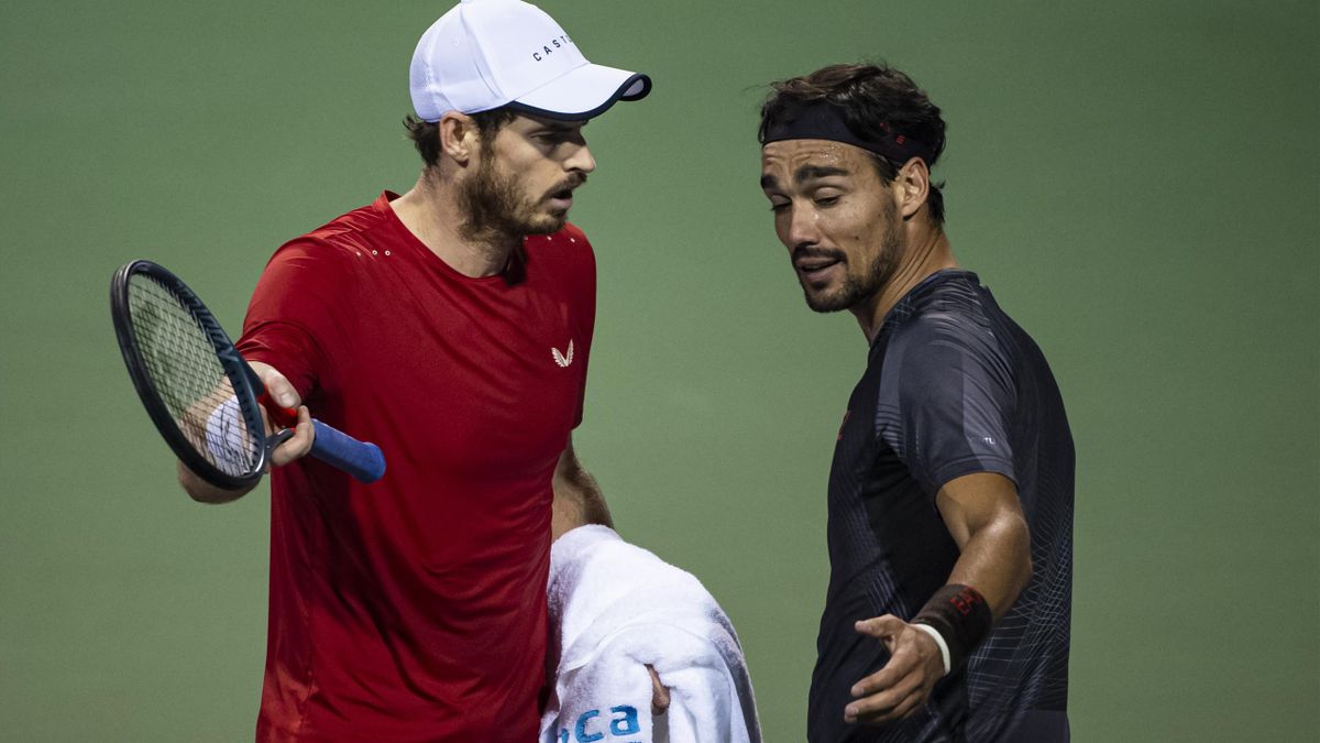 Andy Murray and Fobio Fognini