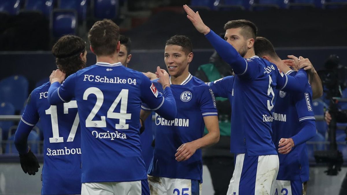 Harit, Nastasic - Schalke 04-Hoffenheim - Bundesliga 2020/2021 - Getty Images