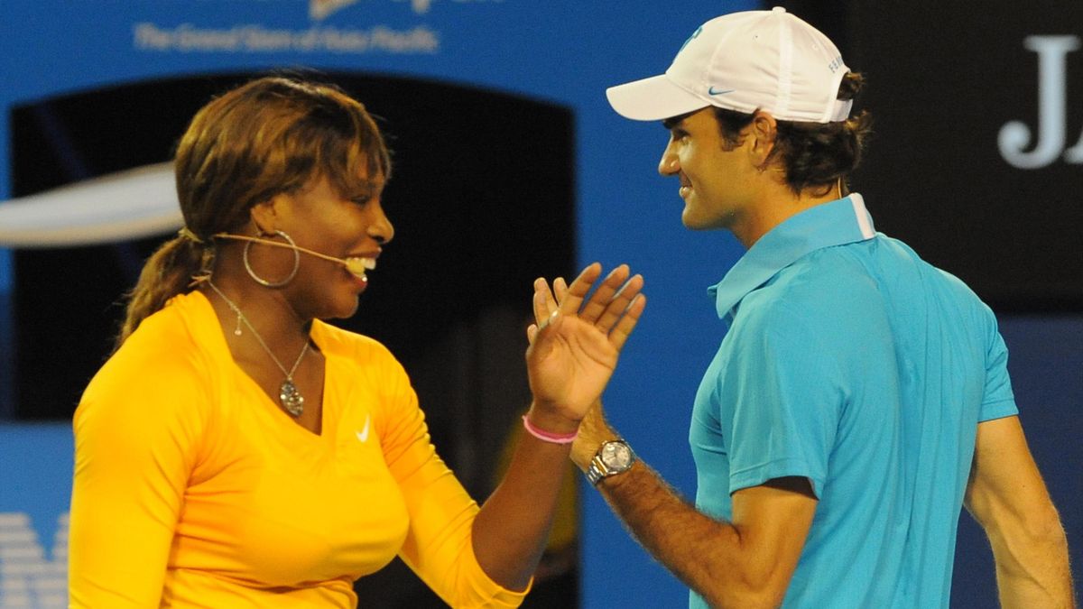 Serena Williams e Roger Federer