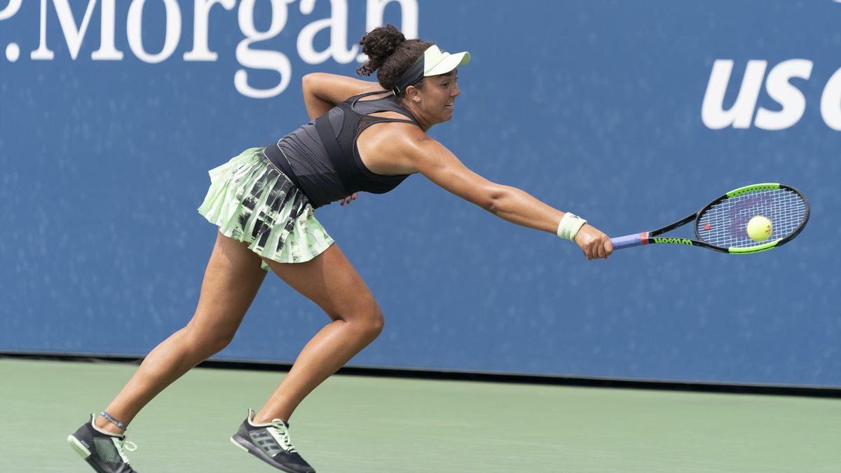 Katrina Scott, 16, wins on Grand Slam debut after late US