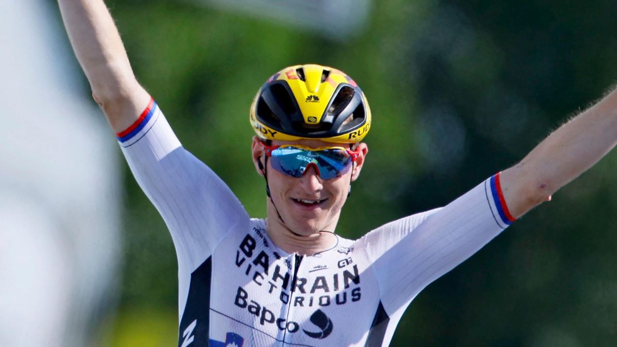 Matej Mohoric, vainqueur de la 19e étape du Tour de France.