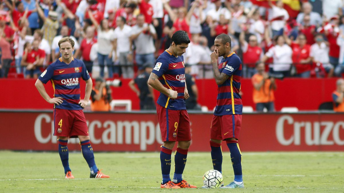 Sevilla-Barcelona: Neymar no pudo ser Messi (2-1) - Eurosport