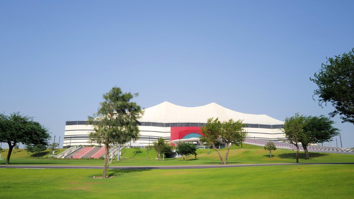 Das WM-Stadion Al Bayt Stadium in Al Khor