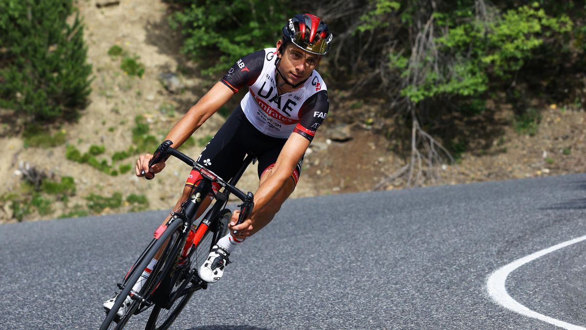 Davide Formolo of Italy and UAE-Team Emirates during the 108th Tour de France 2021, Stage 15 a 191,3km stage from Céret to Andorre-la-Vieille / @LeTour / #TDF2021 / on July 11, 2021 in Andorre-la-Vieille, Andorra