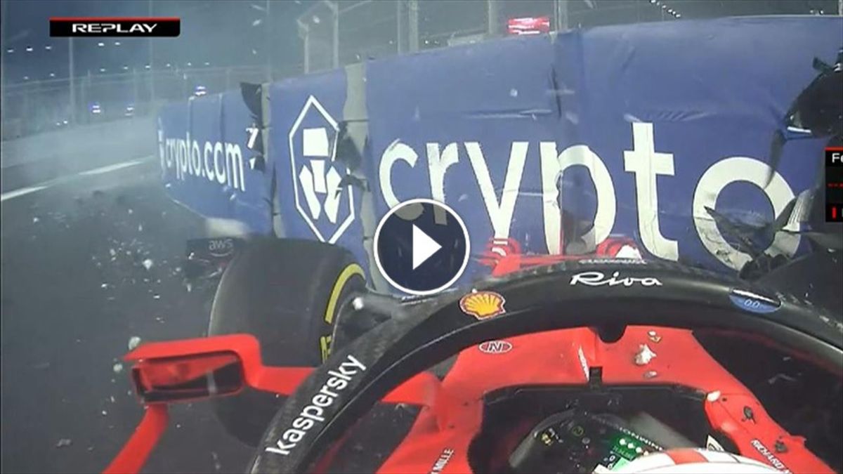 Leclerc, che botta! Distrugge la sua Ferrari nelle libere 2