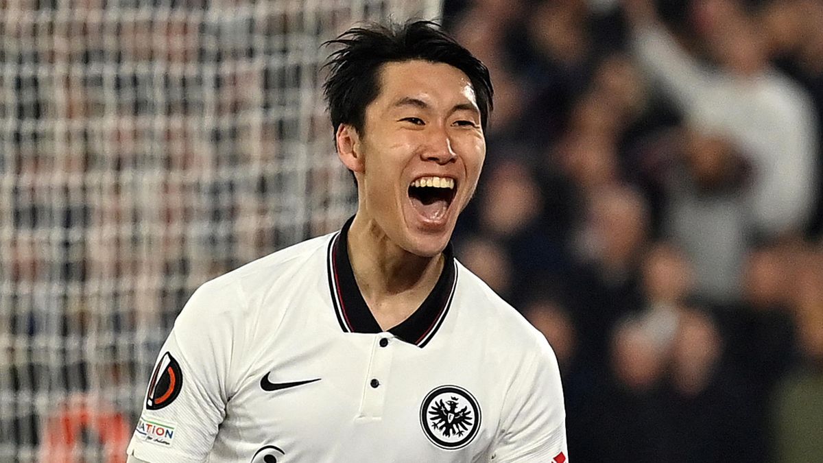 Frankfurt's Japanese midfielder Daichi Kamada