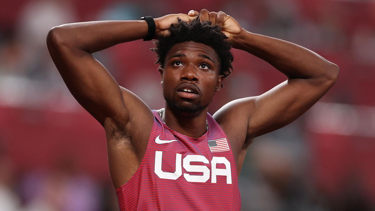Noah Lyles could only advance to the 200m final as a fastest loser