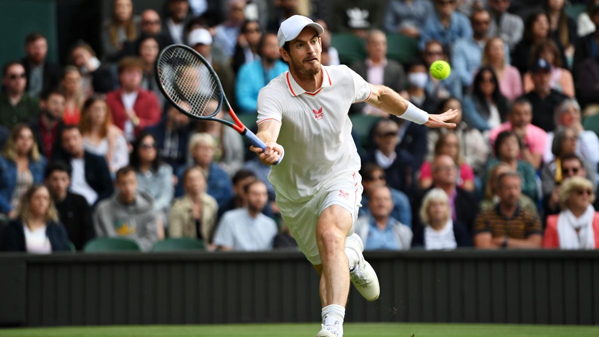 Andy Murray in Wimbledon im Spiel gegen Oscar Otte