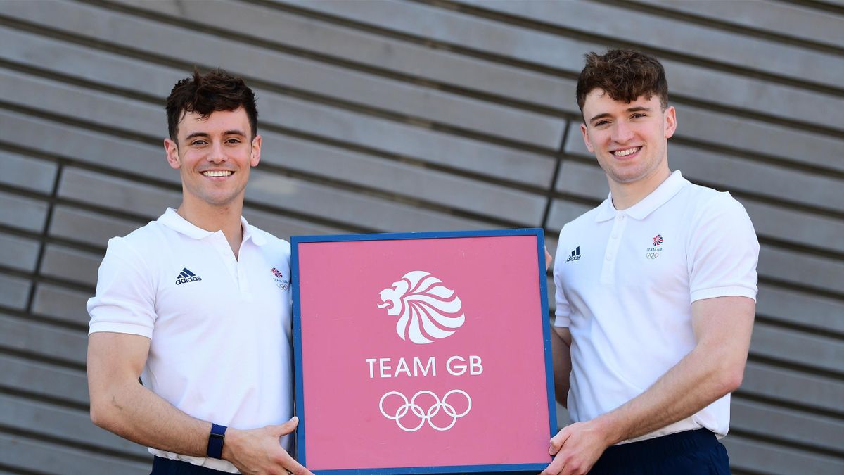 Matty Lee with Tom Daley