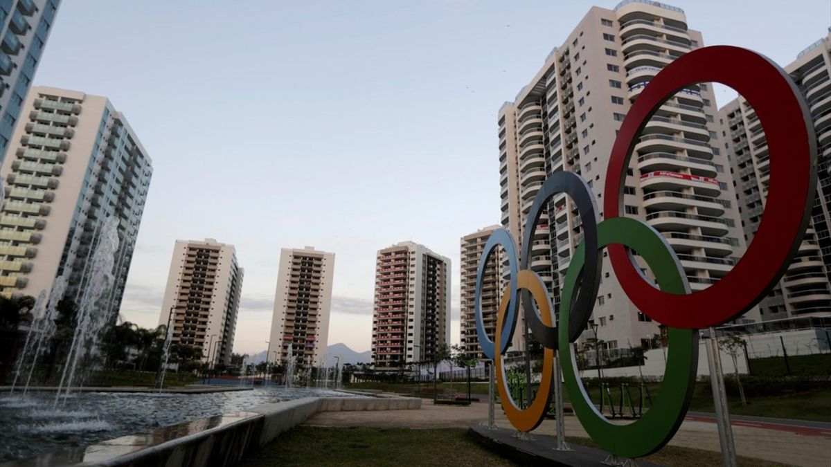 Athletes' accommodations at the 2016 Rio Olympics Village in Rio de Janeiro, Brazil, on July 23, 2016