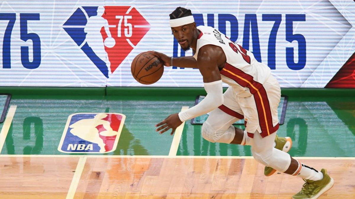Jimmy Butler durante la serie Miami Heat-Boston Celtics - Playoff NBA 2022