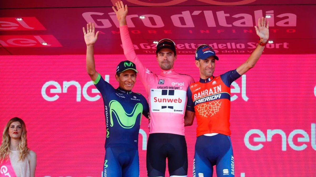 Dumoulin, Quintana, Nibali - Giro d'Italia 2017 stage 21 - Getty Images pub only in UKxUSAxIRLxITAxESP
