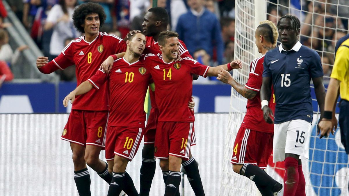 Marouane Fellaini double fires Belgium to tight win over France - Eurosport