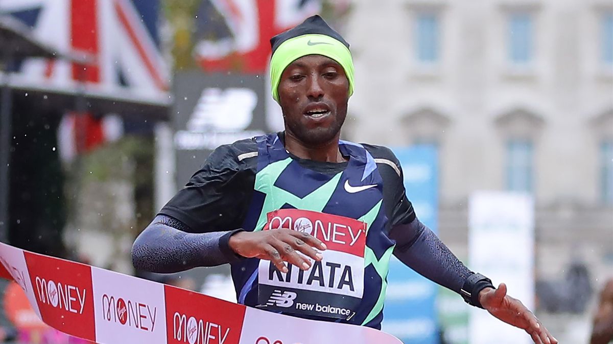 Shura Kitata wins the 2020 London Marathon