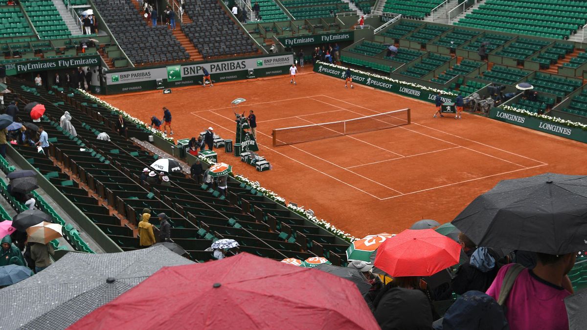 Troubled Læring amerikansk dollar French Open 2017: Storms hit Roland Garros, quarter-final action under  threat - Eurosport