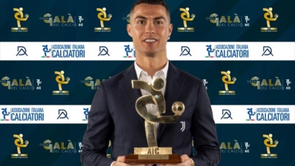 Cristiano Ronaldo vince il Gran Galà del Calcio: il premio dell'AIC - credit @juventusfc