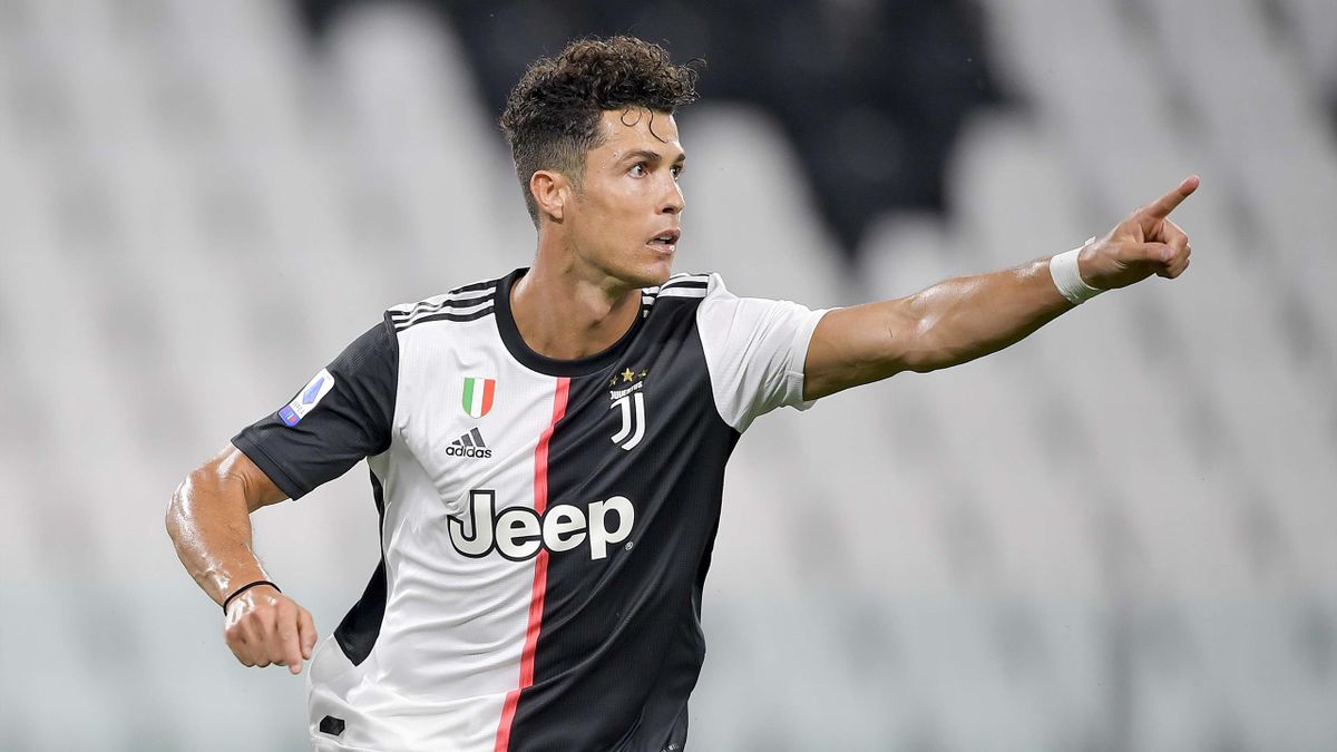 Ronaldo esulta dopo il gol, Juventus-Atalanta, Serie A 2019-20