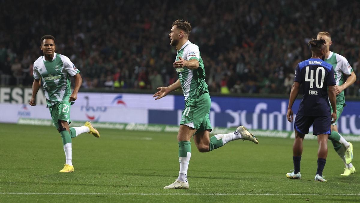 Oh Sv Werder Du Hast Die Macht Niclas Füllkrug vom SV Werder Bremen macht sich über die WM-Nominierung