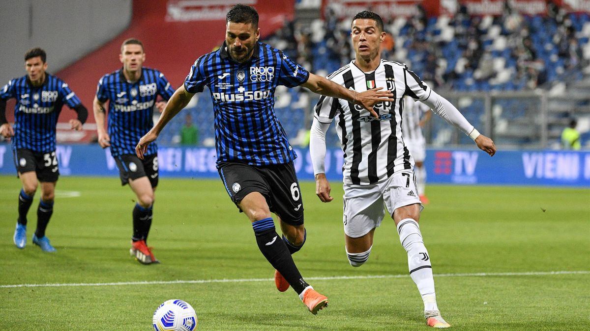 Romero e Cristiano Ronaldo - Atalanta-Juventus - Coppa Italia 2020/2021