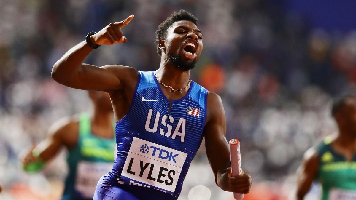 Noah Lyles Noah Lyles läuft vermeintlichen Fabelweltrekord über 200 Meter - Eurosport