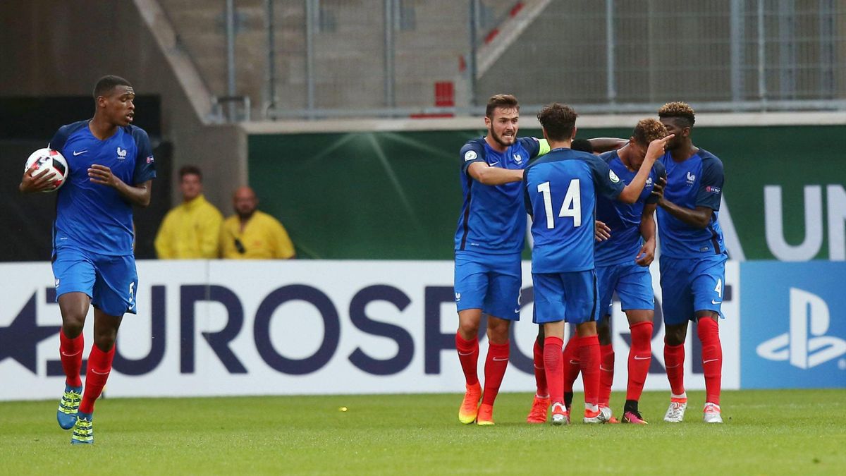 L'équipe de France U19 contre l'Angleterre à l'Euro
