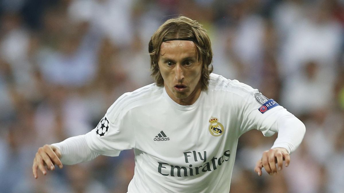 Real Madrid's Luka Modric in action