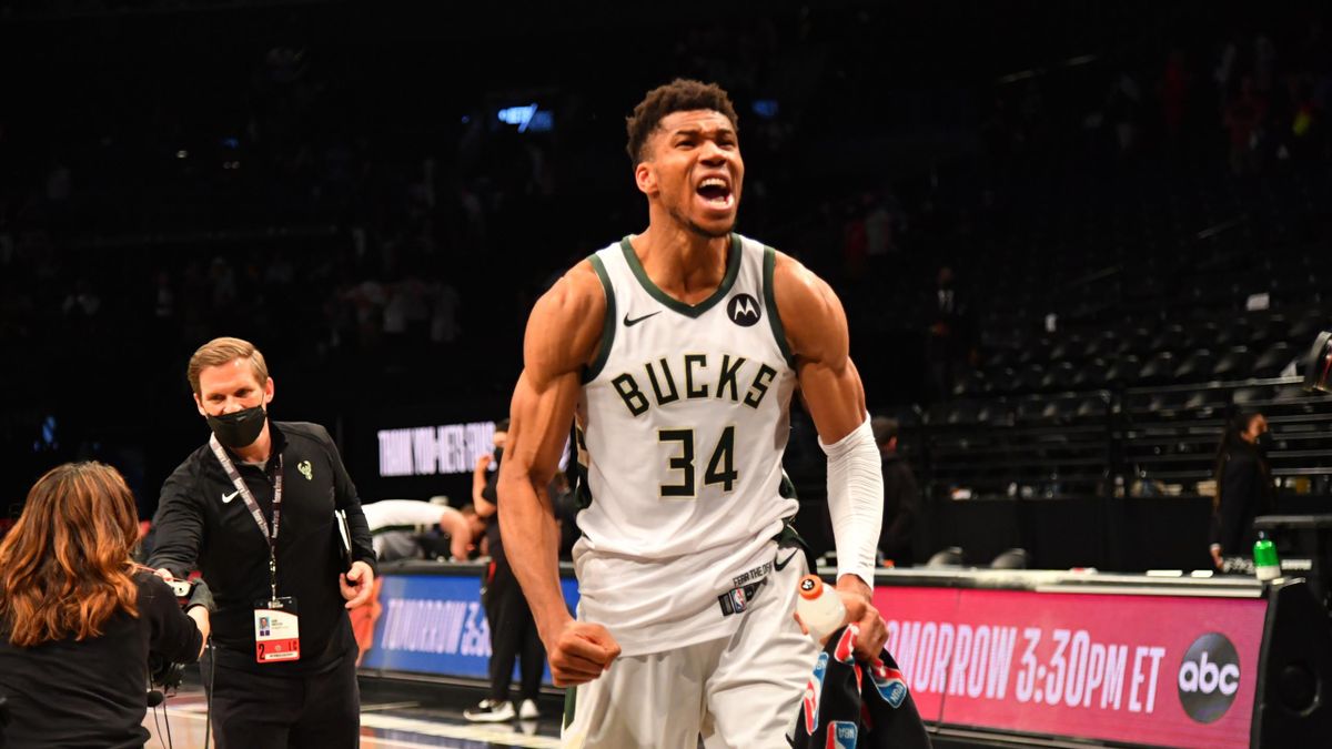 2021 NBA Playoffs - Milwaukee Bucks vs Brooklyn Nets: Giannis Antetokounmpo