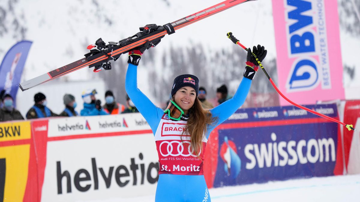 Sofia Goggia seconda nel gigante di St. Moritz, Coppa del Mondo 2021/2022