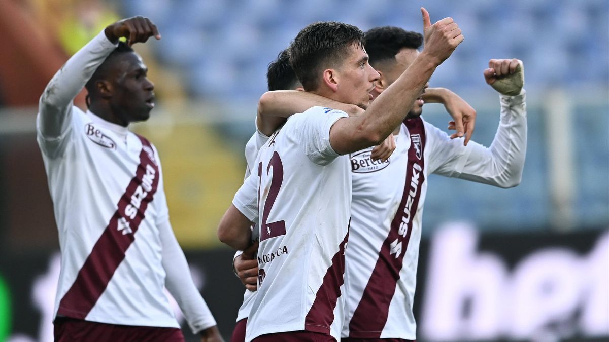 Il gol di Praet in Sampdoria-Torino