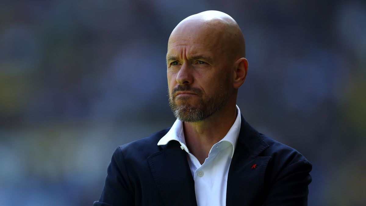 AFC Ajax Head Coach / Manager, Erik ten Hag gives his players instructions from the side lines during the Dutch Eredivisie match between Vitesse and Ajax Amsterdam held at Gelredome on May 15, 2022 in Arnhem, Netherlands.