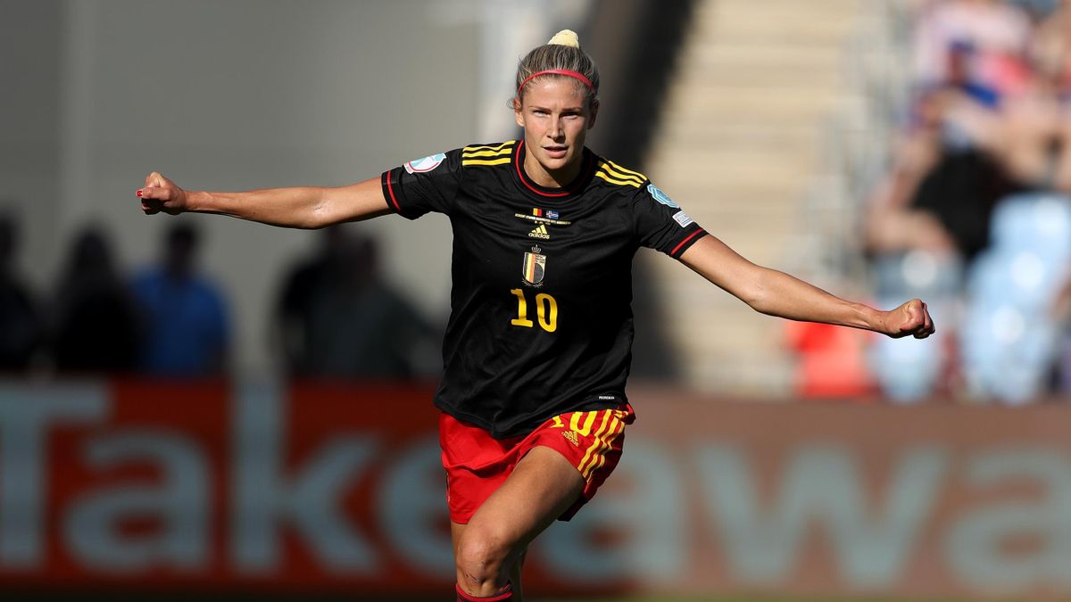 Belgium 1 1 Iceland Justine Vanhaevermaet Rescues A Draw For The Red Flames In Group D Opener Eurosport