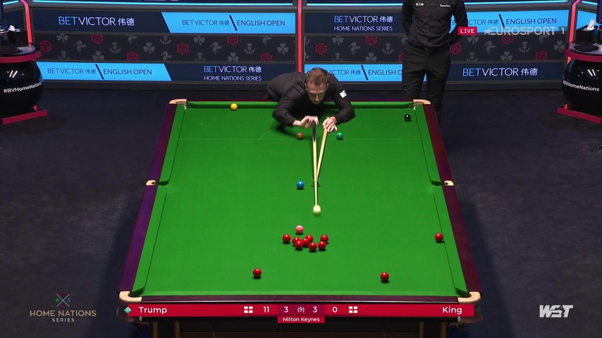 English Open 21 Stamping Your Cue Like A Big Teddy Bear Mark King Credits Performance Coach For Mindset Change Eurosport