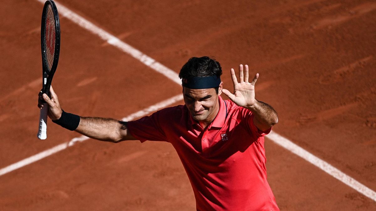 Roger Federer à Roland-Garros en 2021