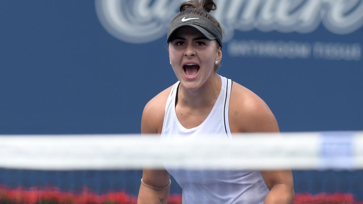 Bianca Andreescu in Rogers Cup action