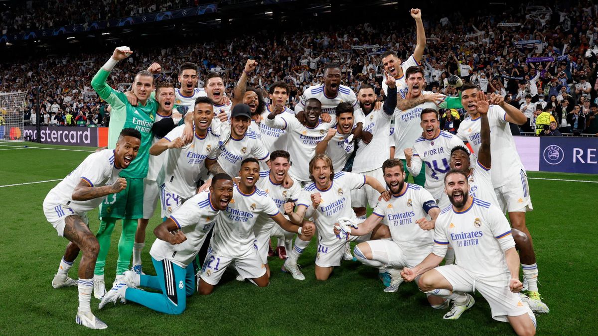 Le Real Madrid, tombeur de Manchester City en demi-finale de la Ligue des champions
