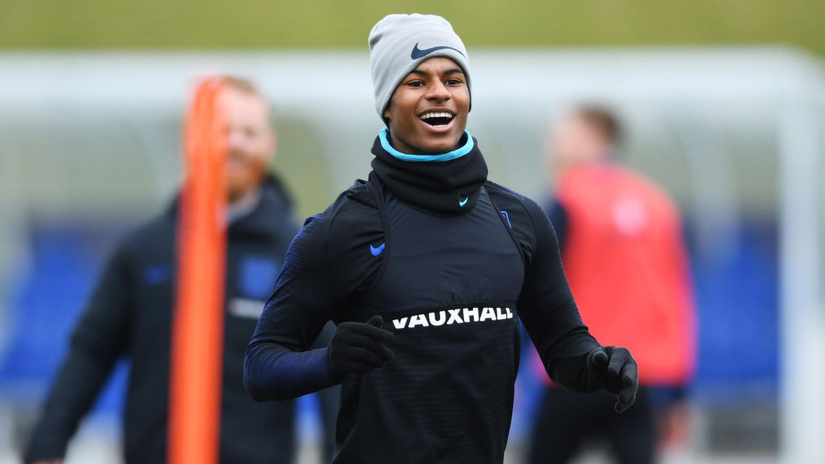 Marcus Rashford leads line for England, Joe Gomez starts ...