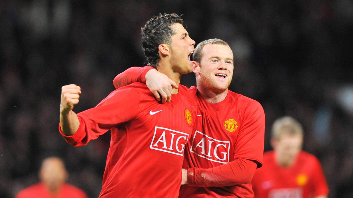 Cristiano Ronaldo and Wayne Rooney