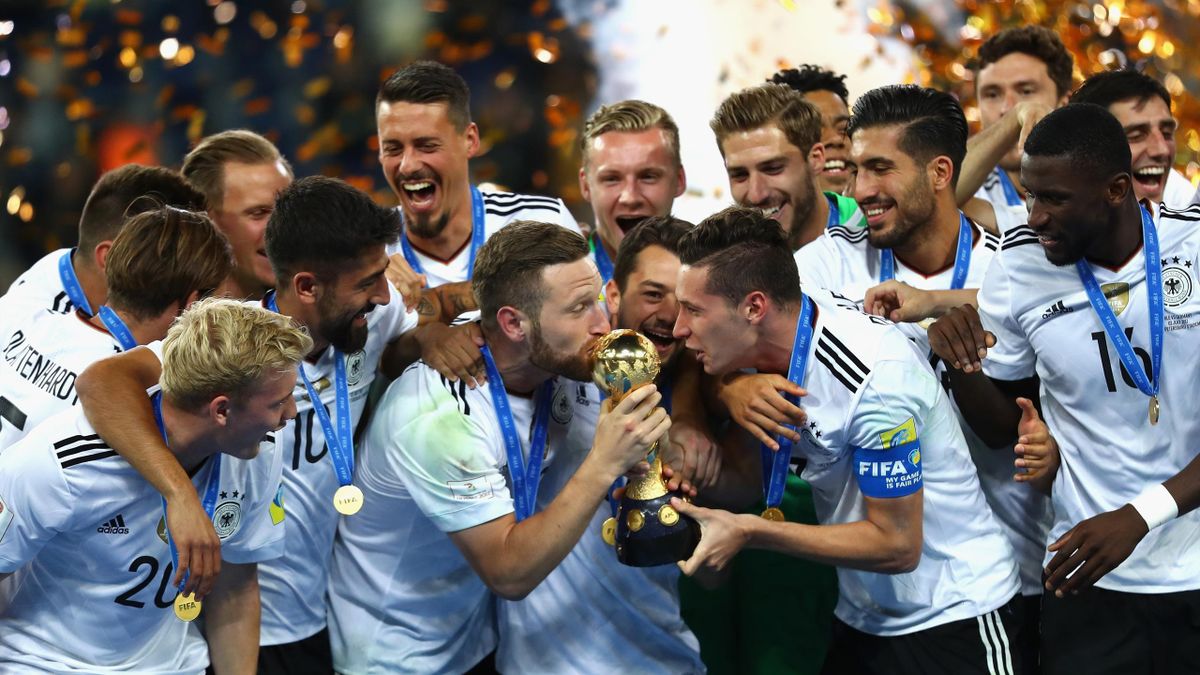 L'Allemagne, victorieuse de la Coupe des Confédérations 2017.