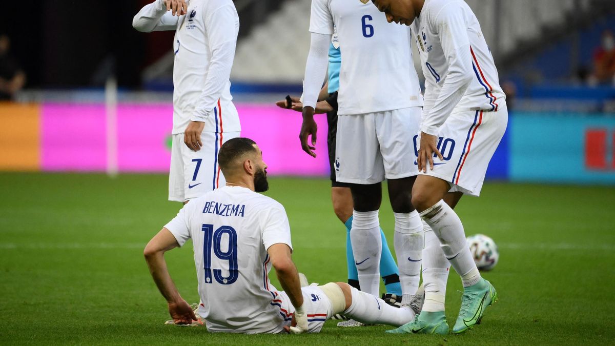 Karim Benzema durant France - Bulgarie
