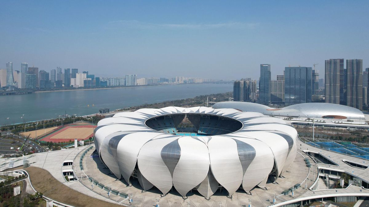 Le Centre des SPorts Olympiques de Hangzhou devaient accueillir les Jeux Asiatiques 2022 en septembre prochain. Ils seront finalement reportés.