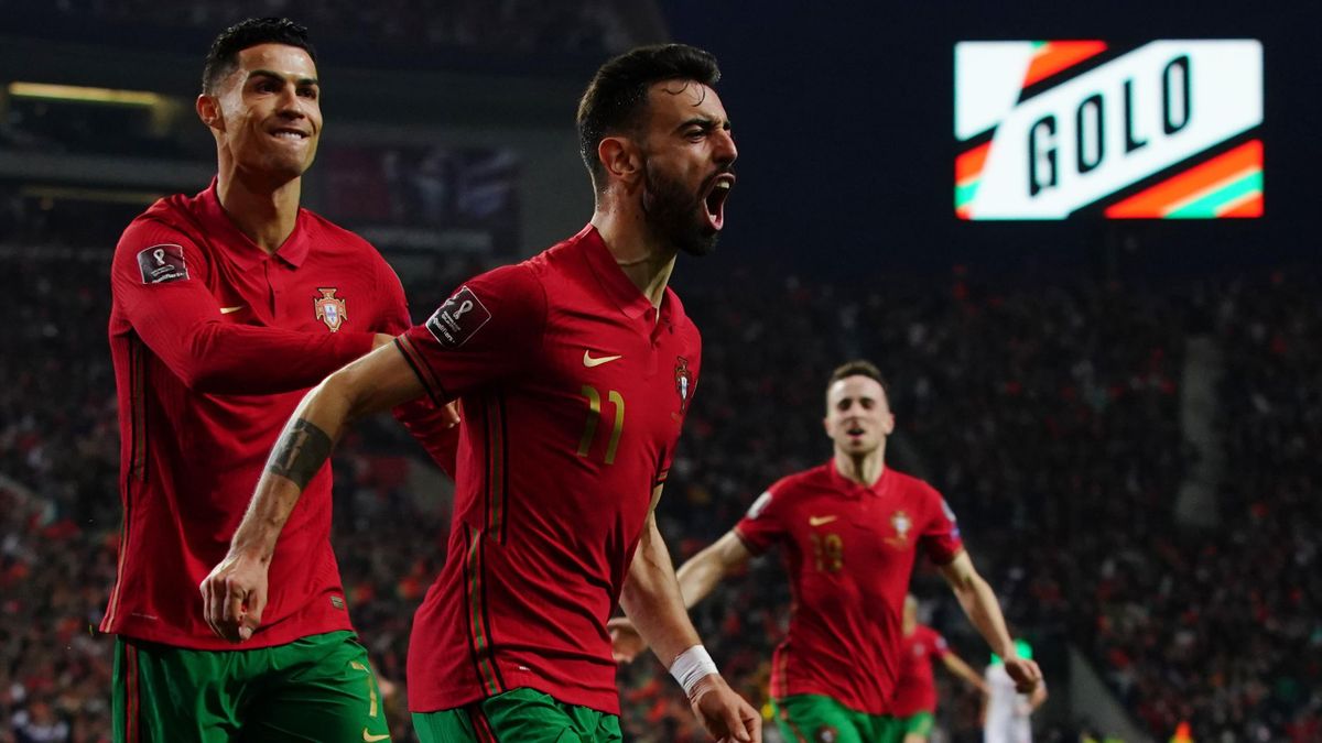 Bruno Fernandes double sends Portugal to 2022 World Cup in Qatar at