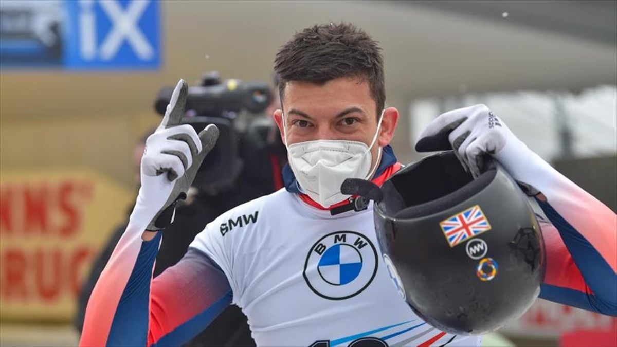 Matt Weston is the first British man to win a World Cup skeleton gold since 2008