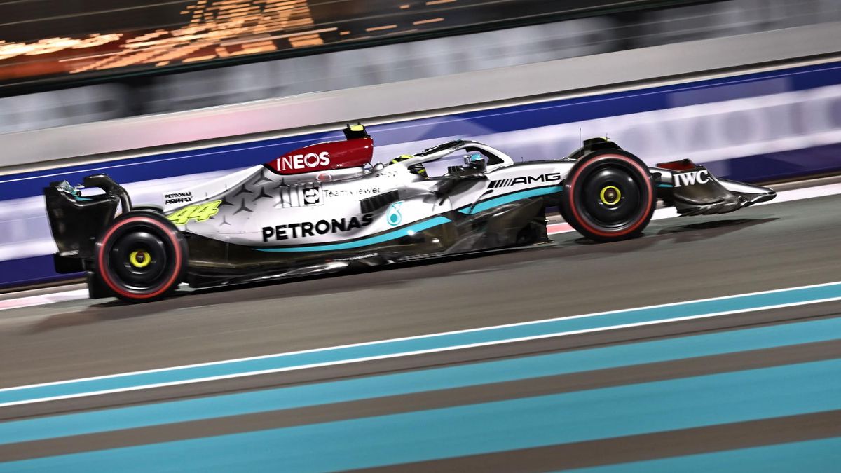 Lewis Hamilton (Mercedes) au Grand Prix d'Abu Dhabi 2022