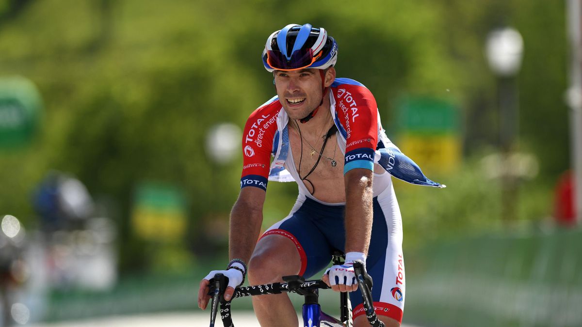 Pierre Latour (TotalEnergies) lors du Tour de Suisse, le 10 juin 2021