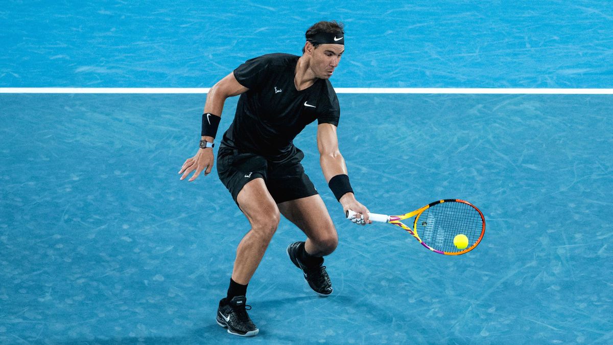 Rafa Nadal en las semifinales del ATp 250 de Melbourne